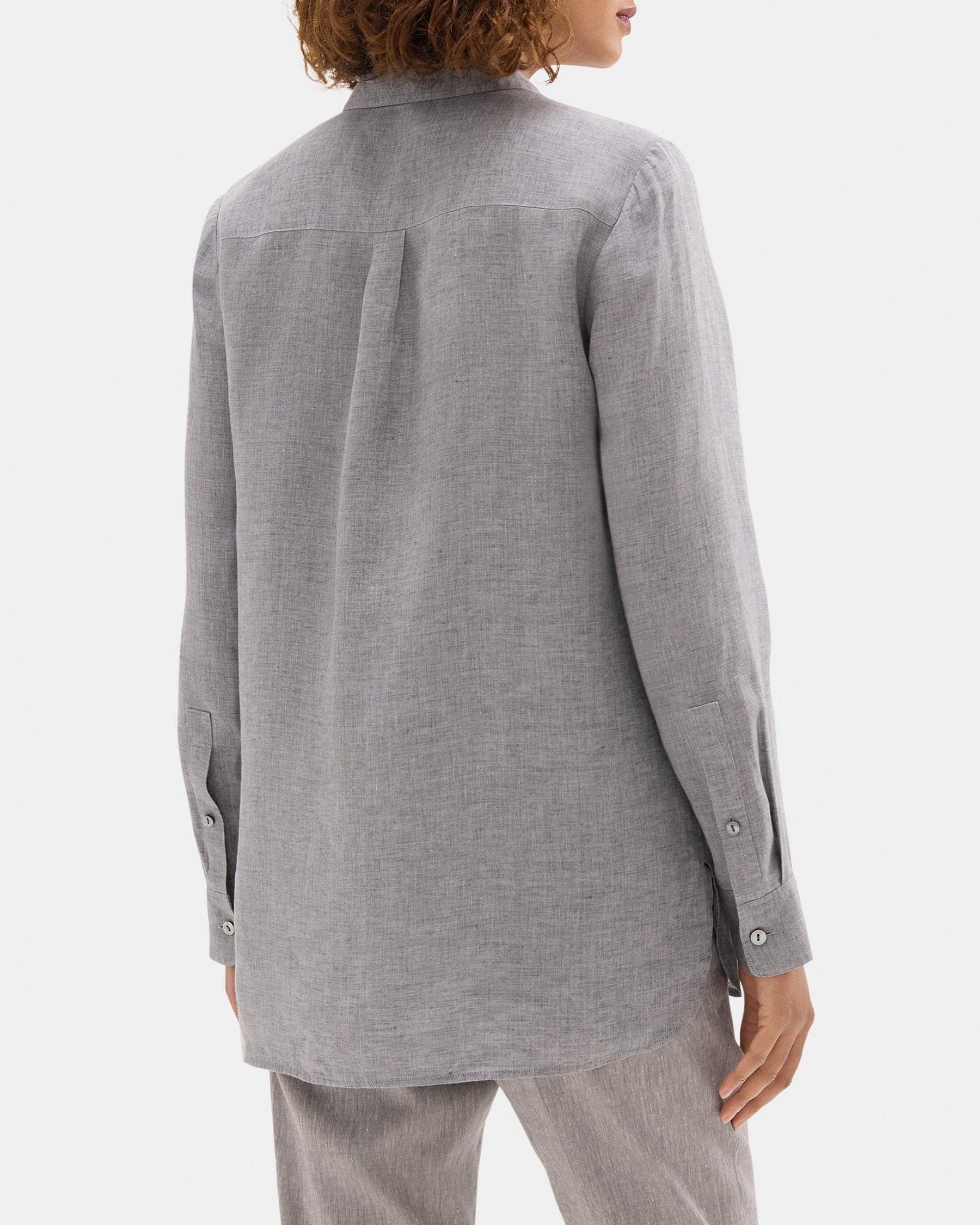 Tunic Shirt in Linen Product Image