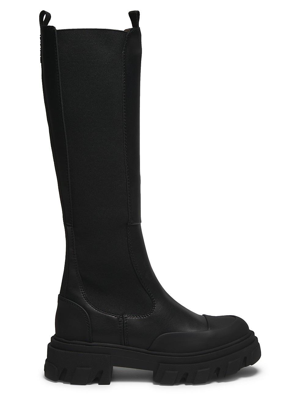 Womens Cleated High Chelsea Boots Product Image