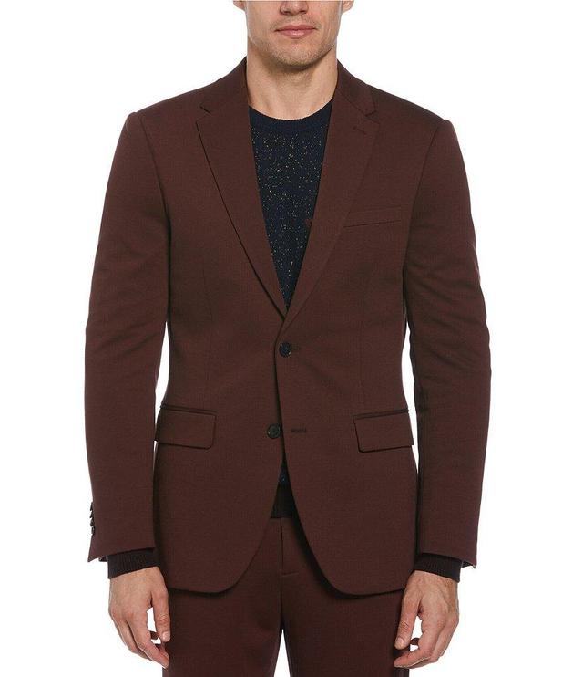 Perry Ellis Slim Fit Stretch Solid Knit Suit Separates Jacket Product Image