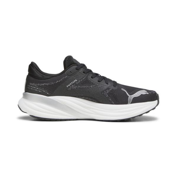 PUMA Magnify NITRO™ 2 Men's Running Shoes in Black/White/Silver Product Image