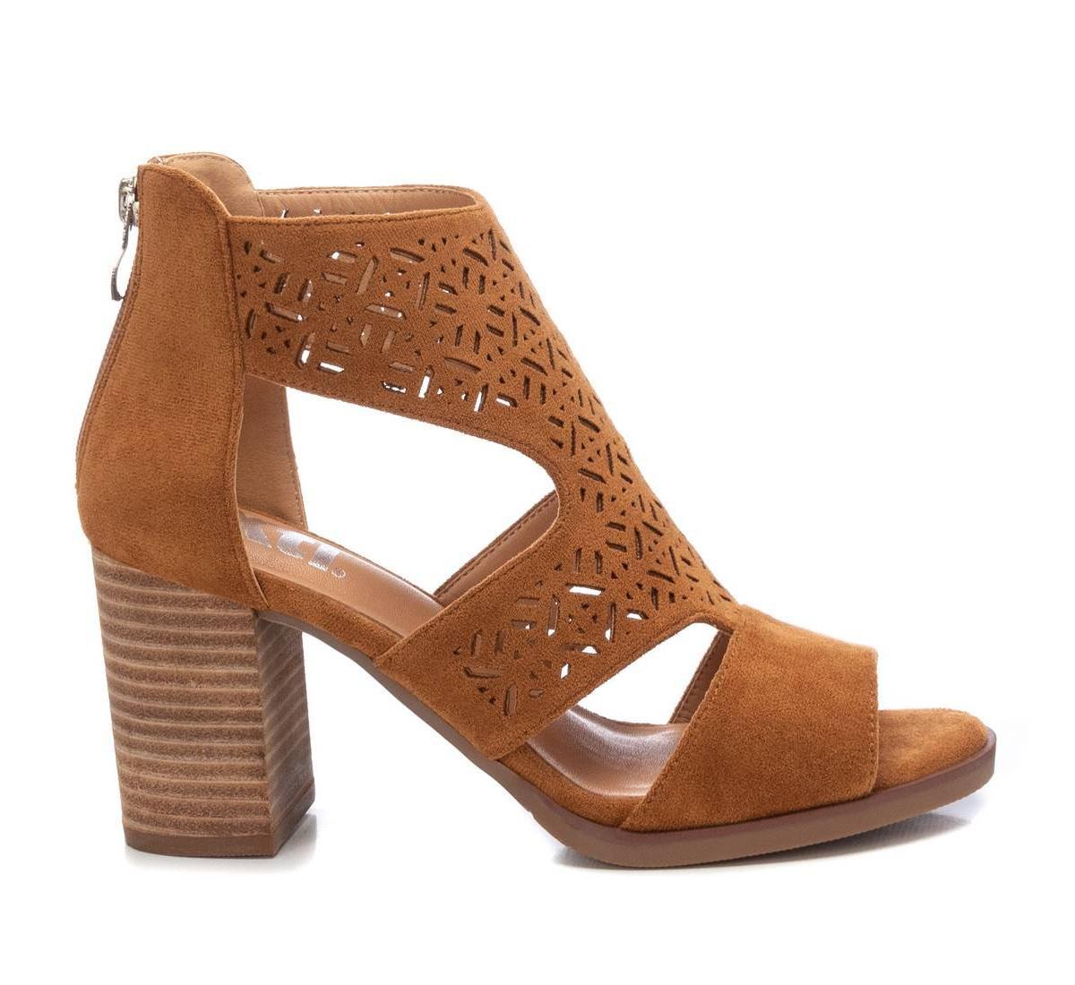 Xti Womens Suede Sandals Brown Product Image