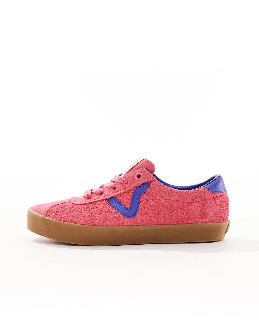 Vans FU Sport Low sneakers with rubber sole in pink and blue Product Image