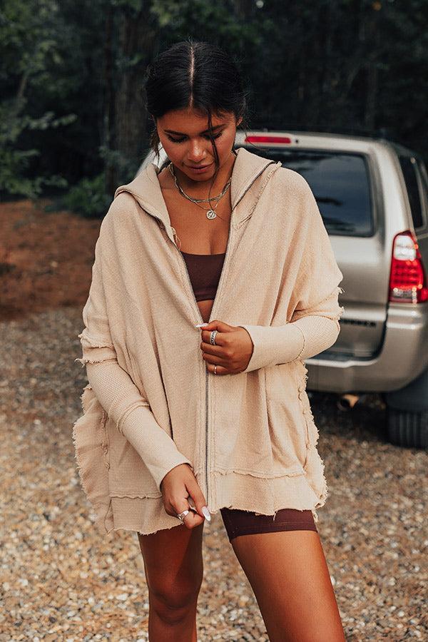 Forest Memories Oversized Sweater in Iced Latte Product Image