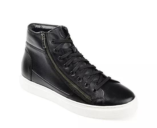 Thomas & Vine Xander Mens Leather High-Top Sneakers Product Image