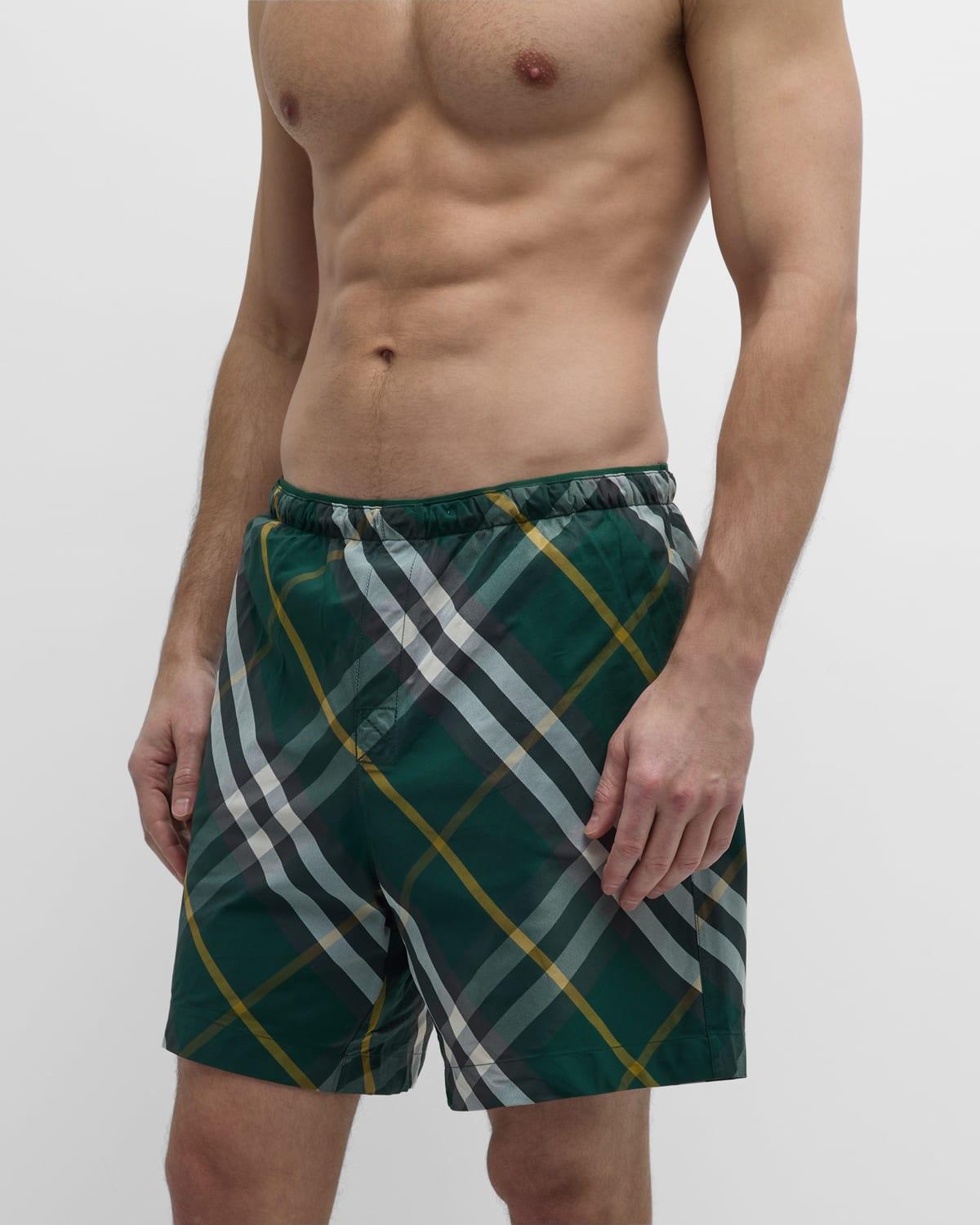 Mens IP Check Swim Shorts Product Image