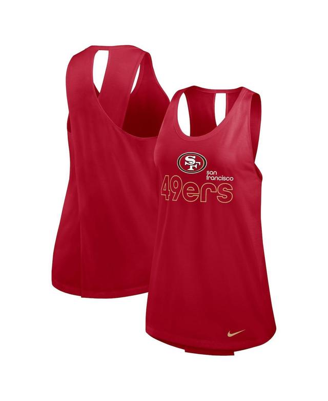 Nike Womens Scarlet San Francisco 49ers Performance Tank Top Product Image