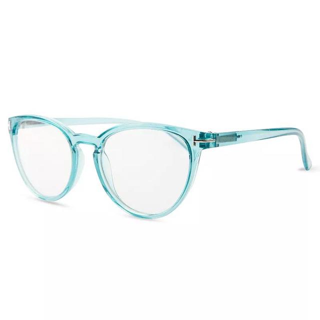 Womens Clearvue Blue Oval Opaque Reading Glasses Product Image