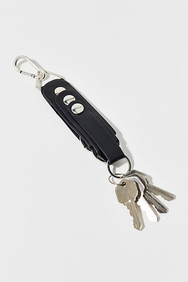 Multi-Loop Leather Keychain Womens at Urban Outfitters Product Image