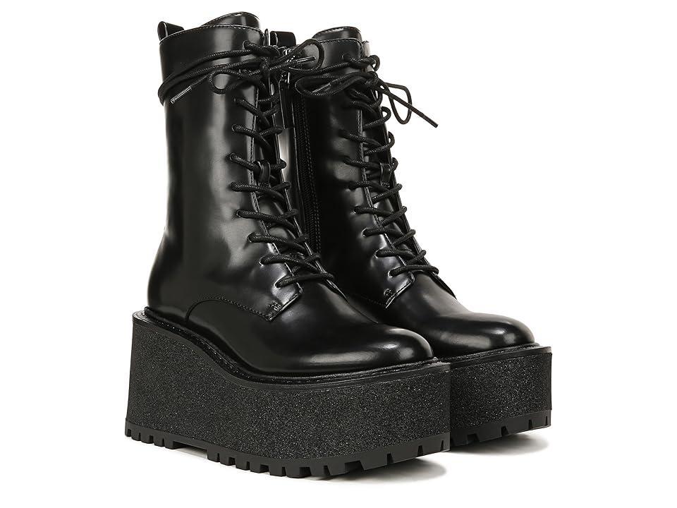 Circus NY Slater Lace-Up Platform Lug Sole Combat Wedge Boots Product Image