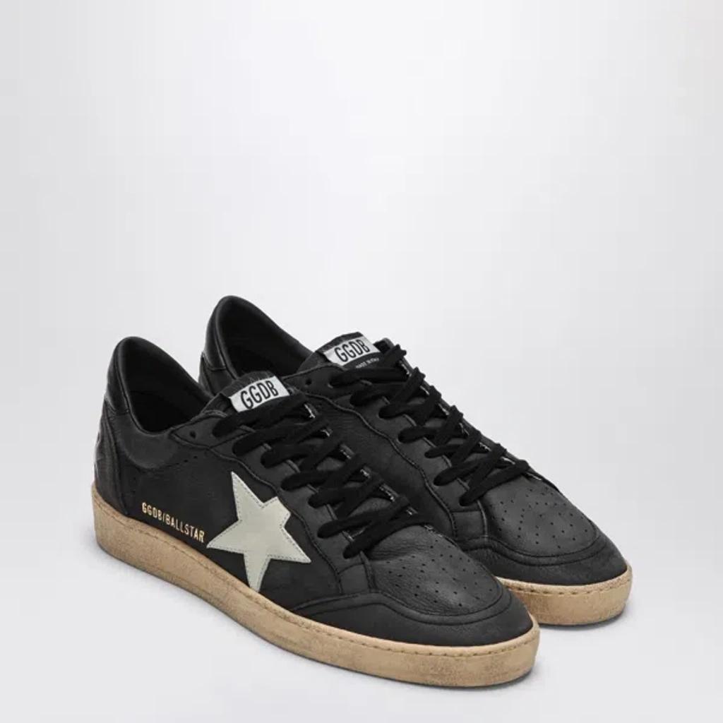 GOLDEN GOOSE Ball Star Sneakers In Black Product Image