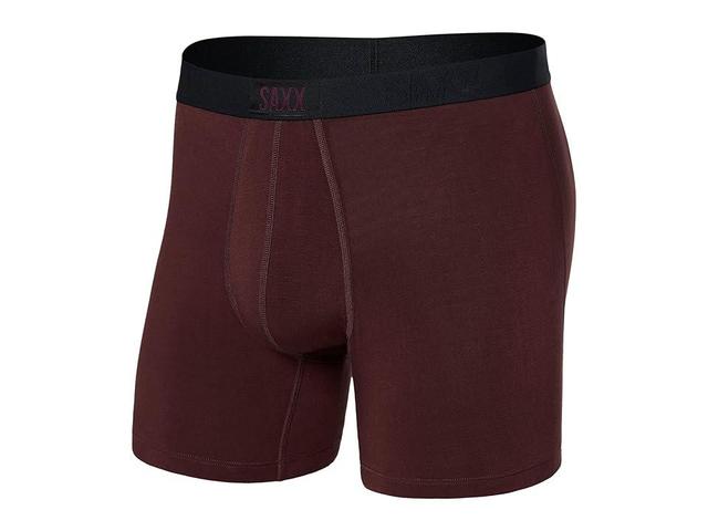 SAXX UNDERWEAR Vibe Super Soft Boxer Brief (Fudge) Men's Underwear Product Image