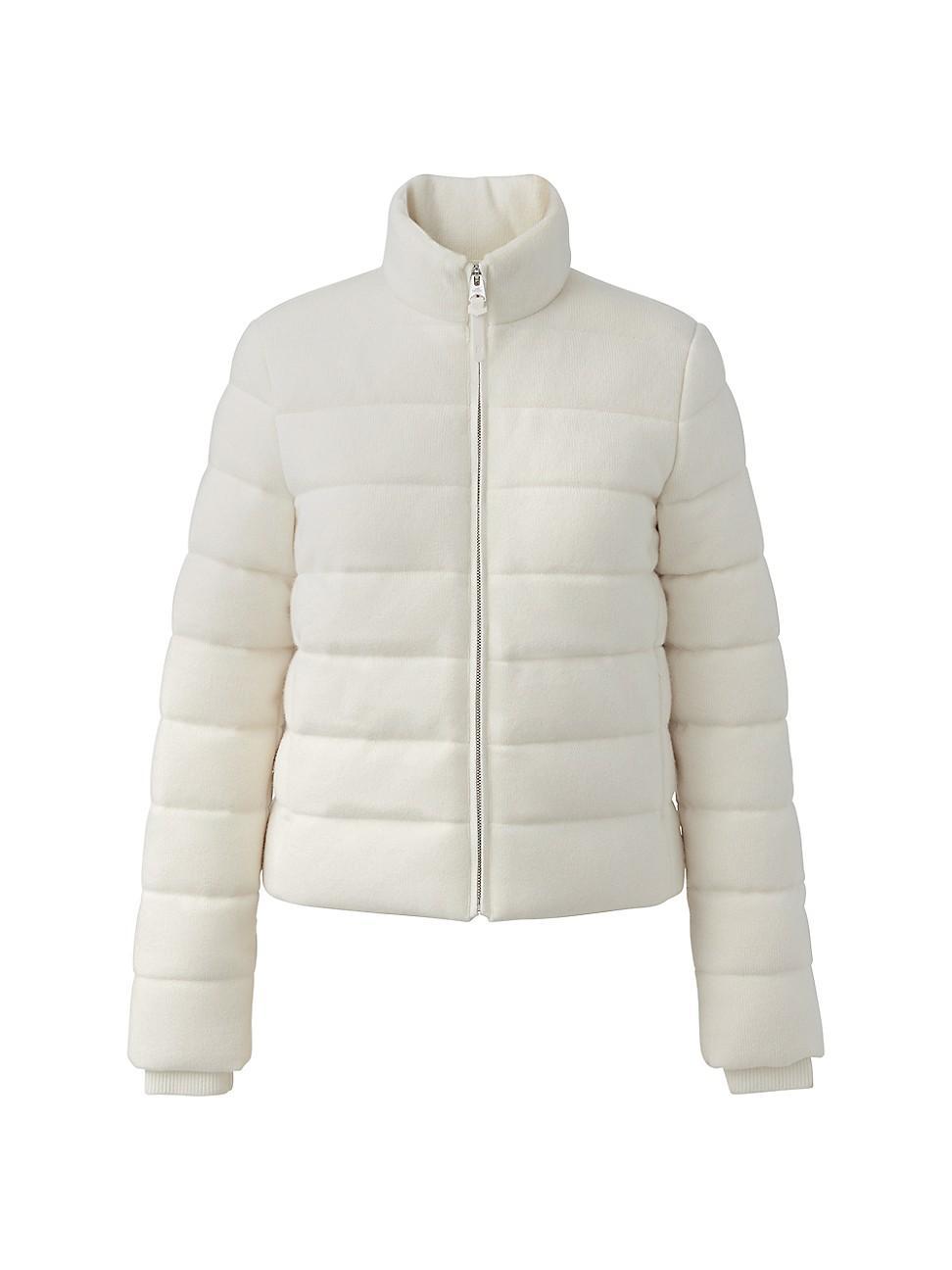 Mackage Melia Wool & Cashmere Blend Down Puffer Coat Product Image