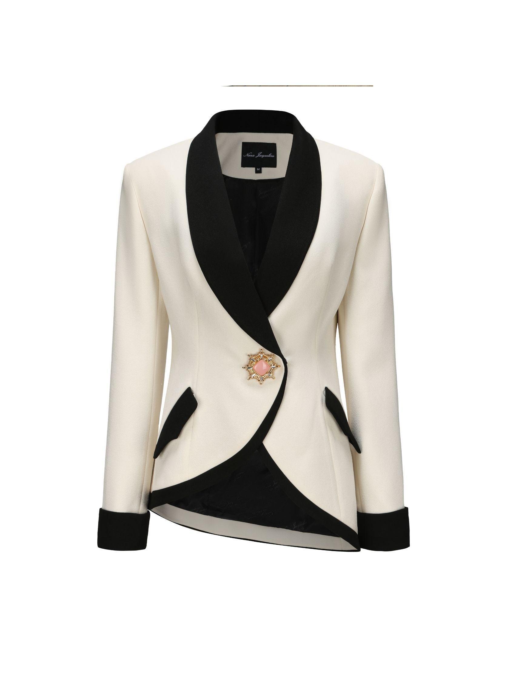 Brooke Suit Jacket (Beige) Product Image