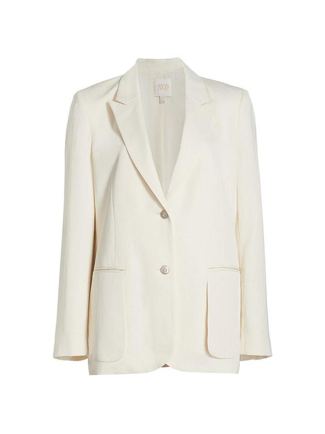 Womens Sweet Pea Linen-Blend Blazer Product Image