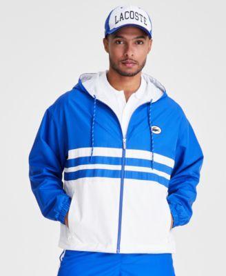 Lacoste Mens Colorblocked Full-Zip Hooded Jacket Product Image