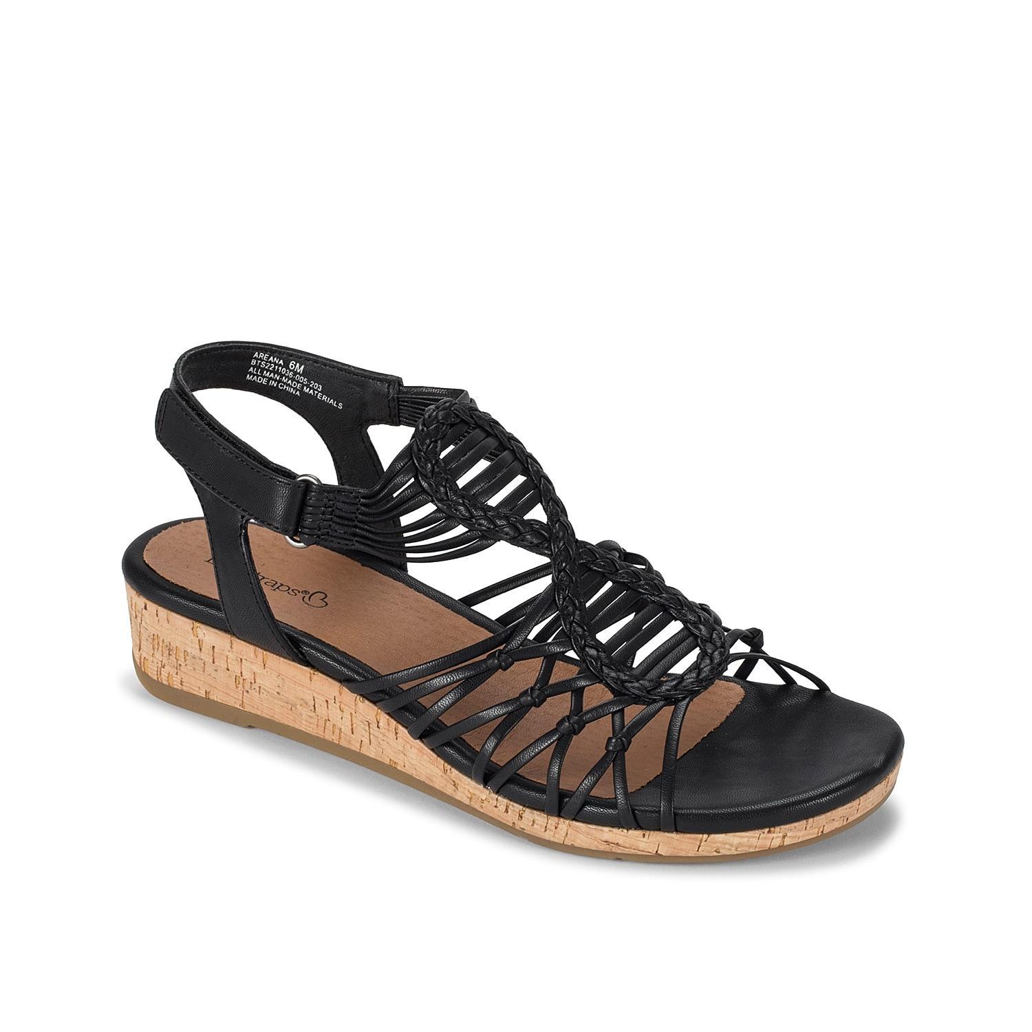 Baretraps Areana Womens Wedge Sandals Lt Brown Product Image