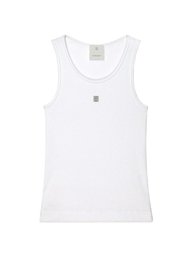 Womens Slim Fit Tank Top in Cotton Product Image