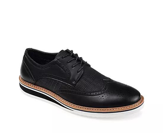 Vance Co. Warrick Mens Wingtip Derby Shoes Red Product Image