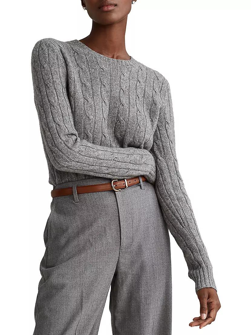 Julianna Cable-Knit Cashmere Sweater Product Image