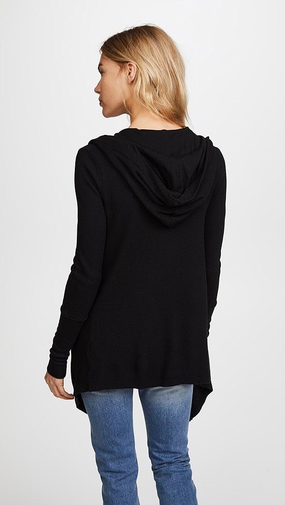 Splendid Thermal Cardigan with Hood | Shopbop Product Image