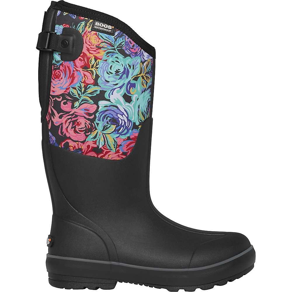 Bogs Women's Classic II Tall Adjustable Calf Boot-Rose Garden Black Multi Product Image