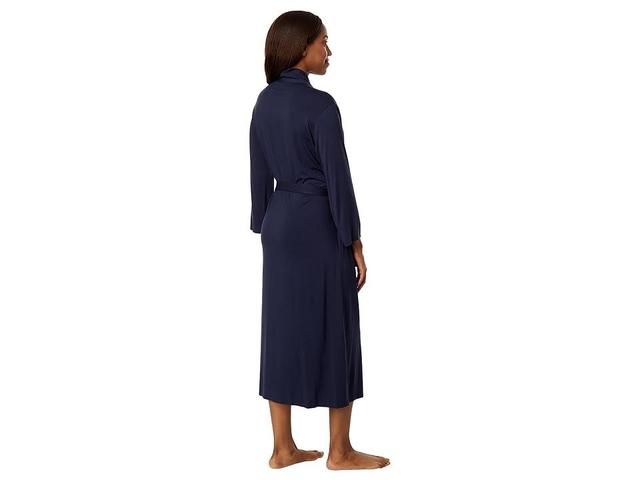 Natori Feathers Essentials Robe (Night Blue) Women's Robe Product Image