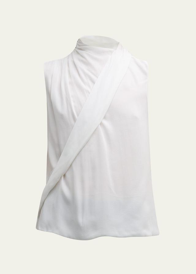 Womens Silk Wrap Top Product Image