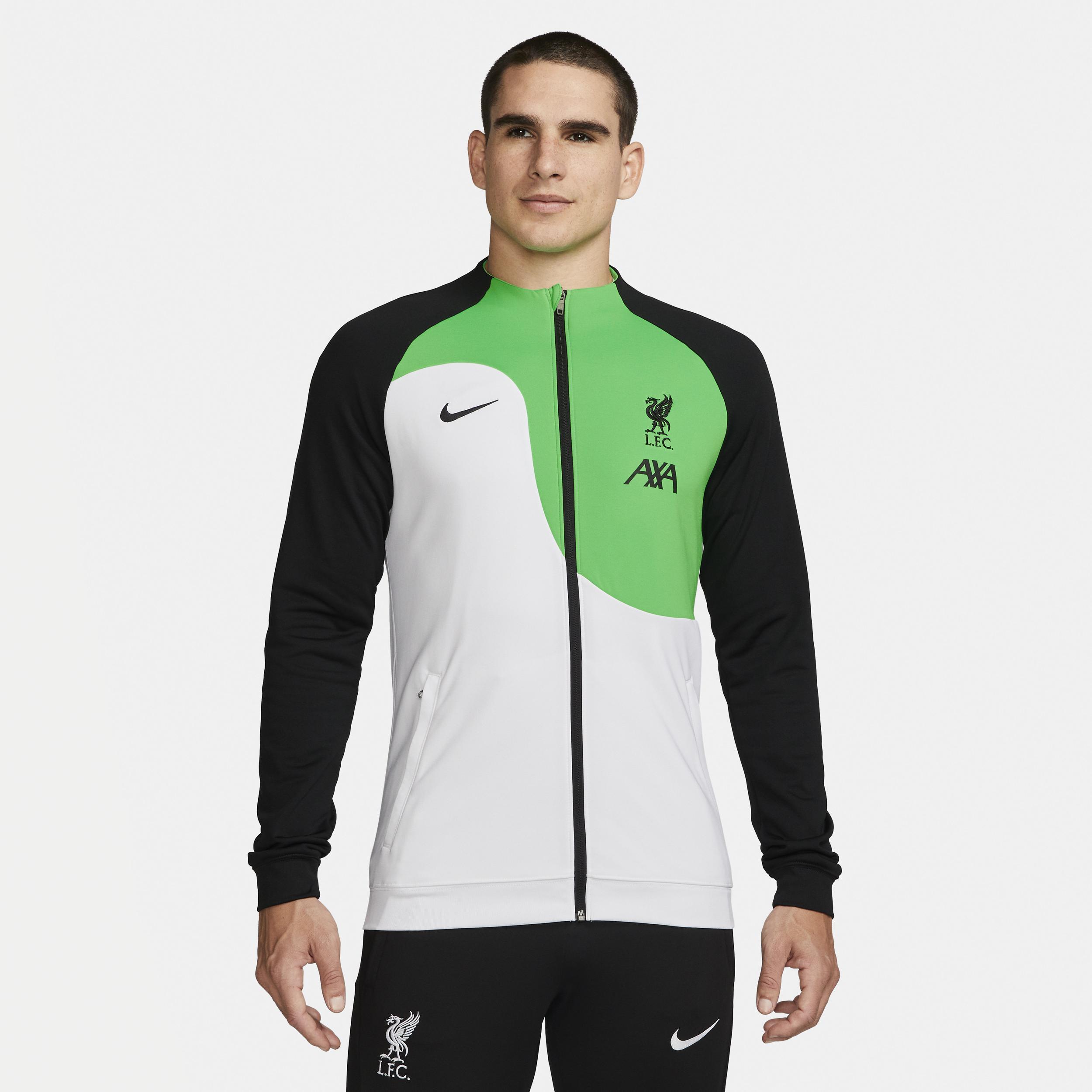 Mens Nike White Liverpool Academy Pro Anthem Raglan Performance Full-Zip Jacket Product Image