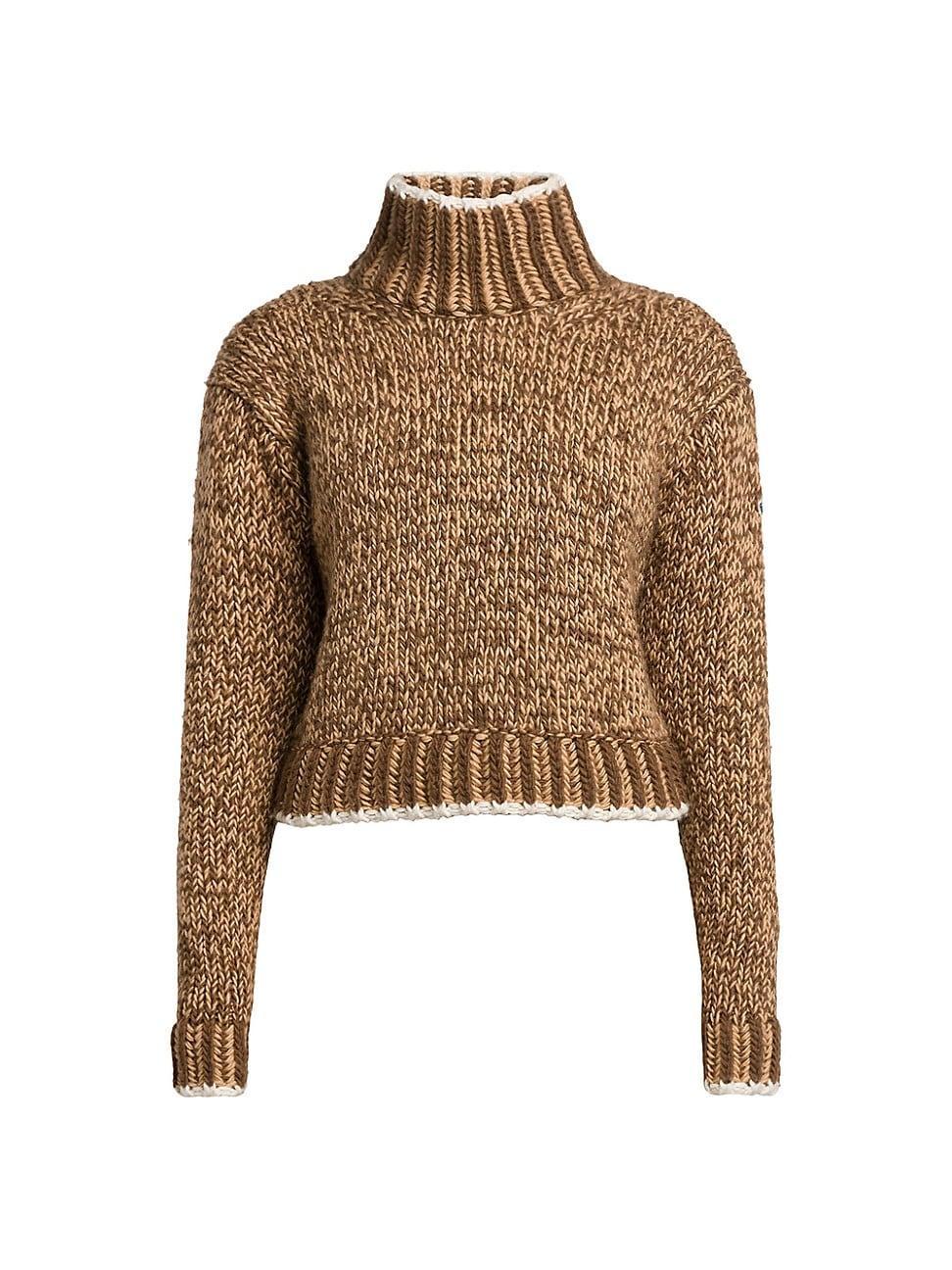 Womens Turtleneck Sweater Product Image