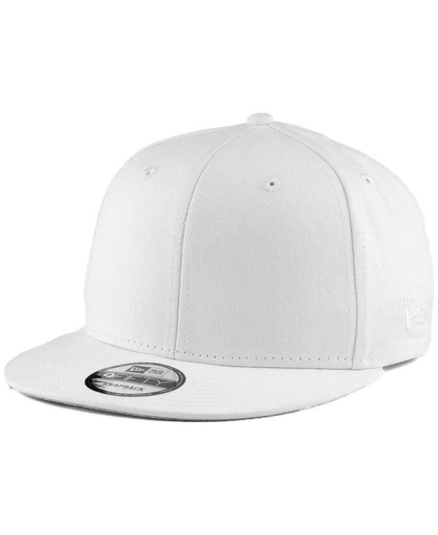 Mens New Era White Custom 9FIFTY Adjustable Hat Product Image