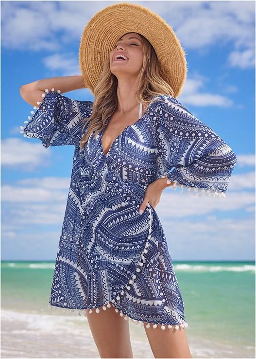 Tassel Wrap Cover-Up Product Image