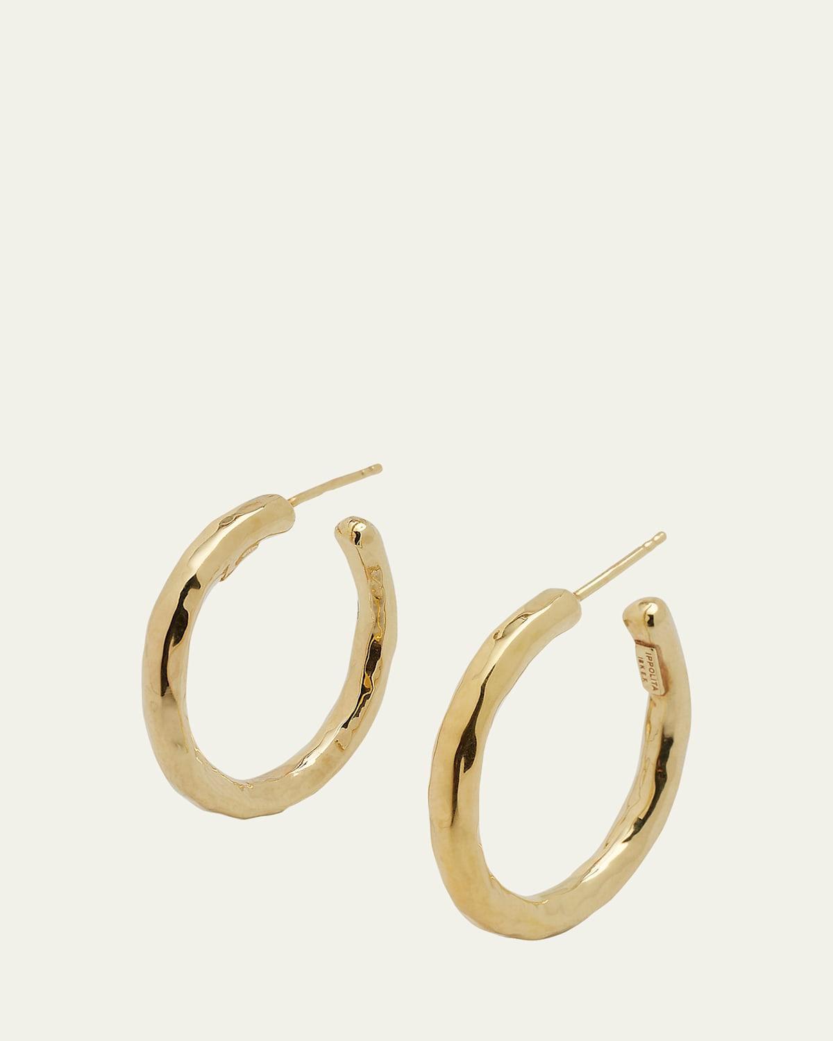 Ippolita 18K Yellow Gold Classico Medium Hoop Earrings Product Image