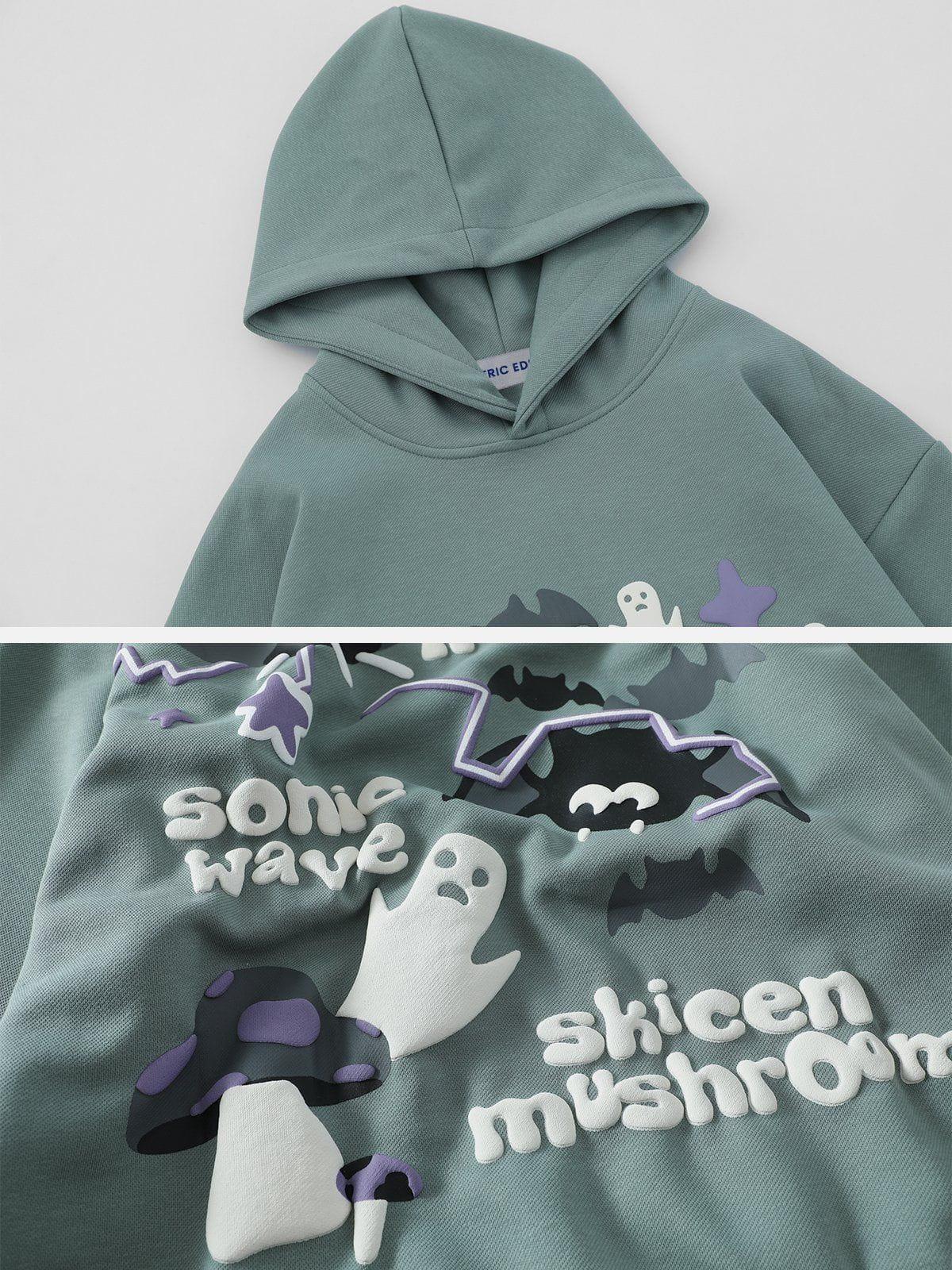 Aelfric Eden Ghost Foam Printing Hoodie Product Image