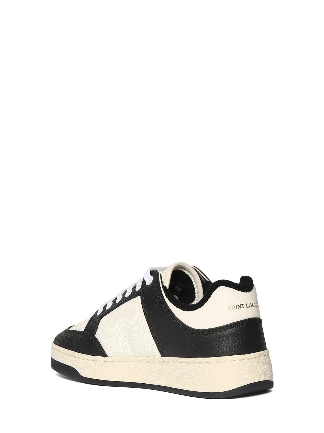 20mm Sl61 Leather Low Top Sneakers In Black Product Image