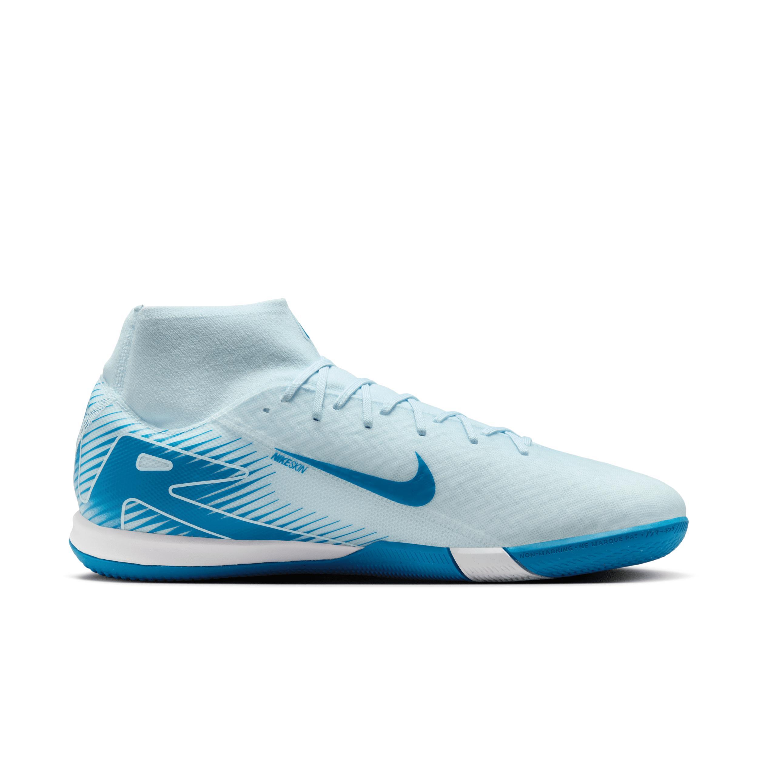 Nike Mens Zoom Superfly 10 Academy IC - Soccer Shoes Blue Orbit/Glacier Blue Product Image