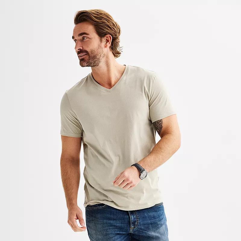 Mens Apt. 9 Premier Flex Short Sleeve V-Neck Tee Product Image