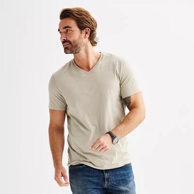 Mens Apt. 9 Premier Flex Short Sleeve V-Neck Tee Product Image