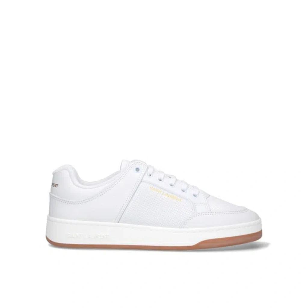 Leather Sneakers In White Product Image