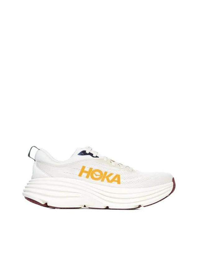 HOKA Bondi 8 Mesh Sneakers In Neutrals Product Image