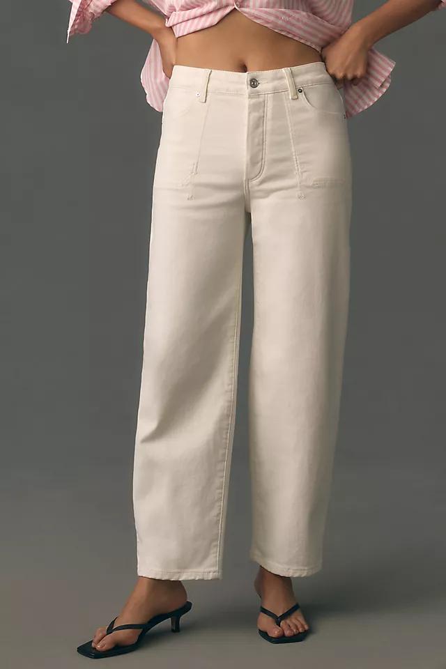 PAIGE Alexis High-Rise Tapered Jeans Product Image