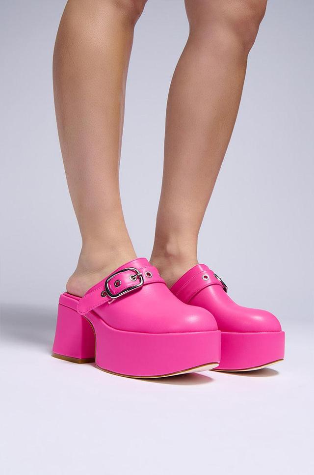 AZALEA WANG CLARAMAE PINK CLOG Product Image