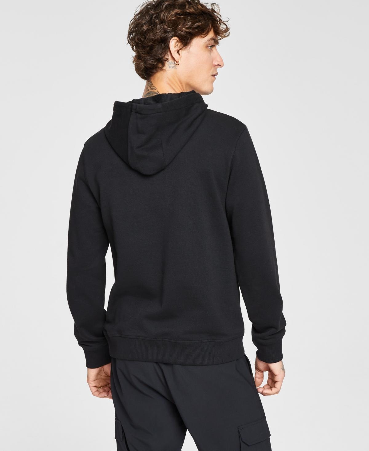 HUGO BOSS Men's Regular-fit Logo Hoodie In Black Product Image