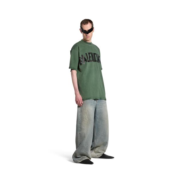 New Tape Type T-shirt Medium Fit in Dark Green Product Image