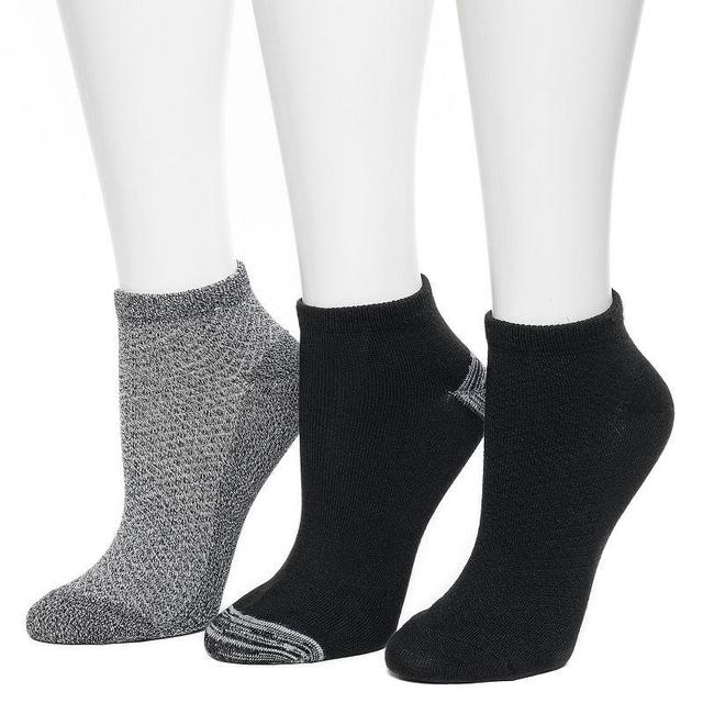 Womens Cuddl Duds Everyday 3-Pack Low Cut Socks Product Image