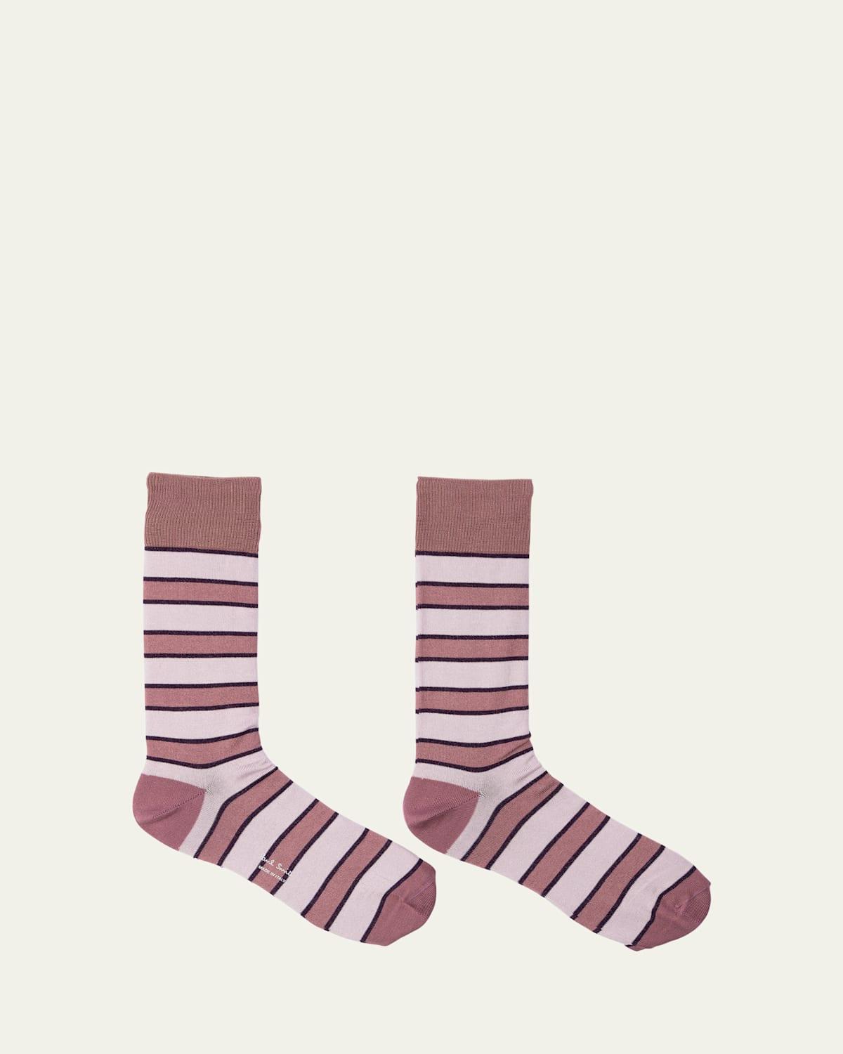 Mens Eric Stripe Crew Socks Product Image