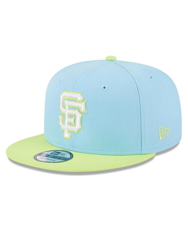 Mens New Era Light Blue San Francisco Giants Spring Basic Two-Tone 9FIFTY Snapback Hat - Light Blue Product Image