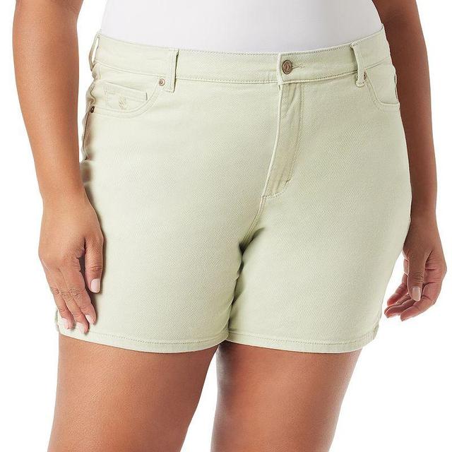 Plus Size Gloria Vanderbilt Amanda Shorts, Womens Product Image