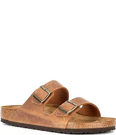 Birkenstock Mens Arizona Oiled Leather Sandals Product Image