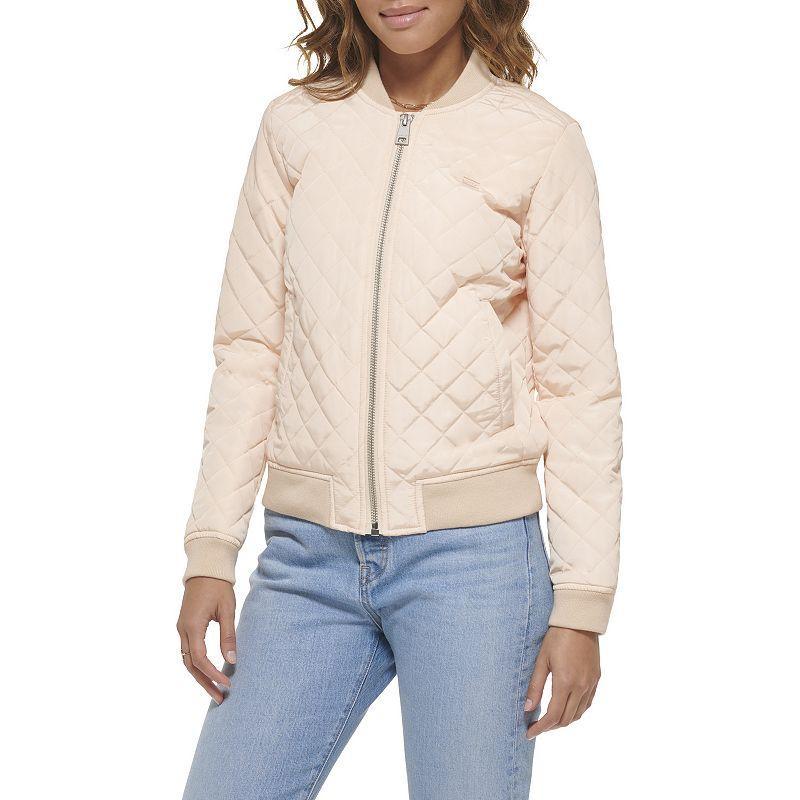 Womens Levis Diamond Quilted Bomber Jacket Product Image