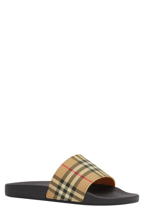 burberry Furley Check Slide Sandal Product Image